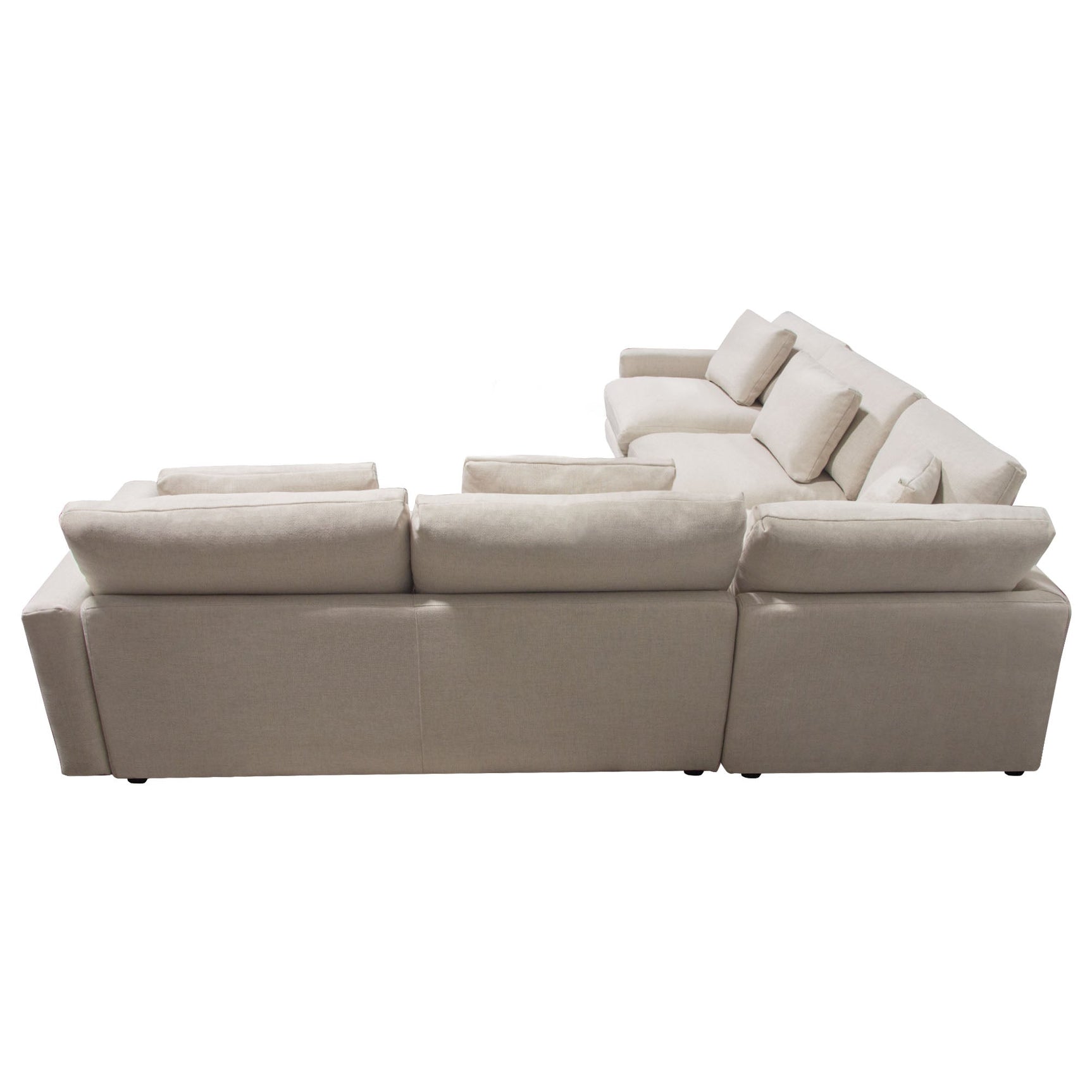 Arcadia Cream 3pc Corner Sectional - Ornate Home