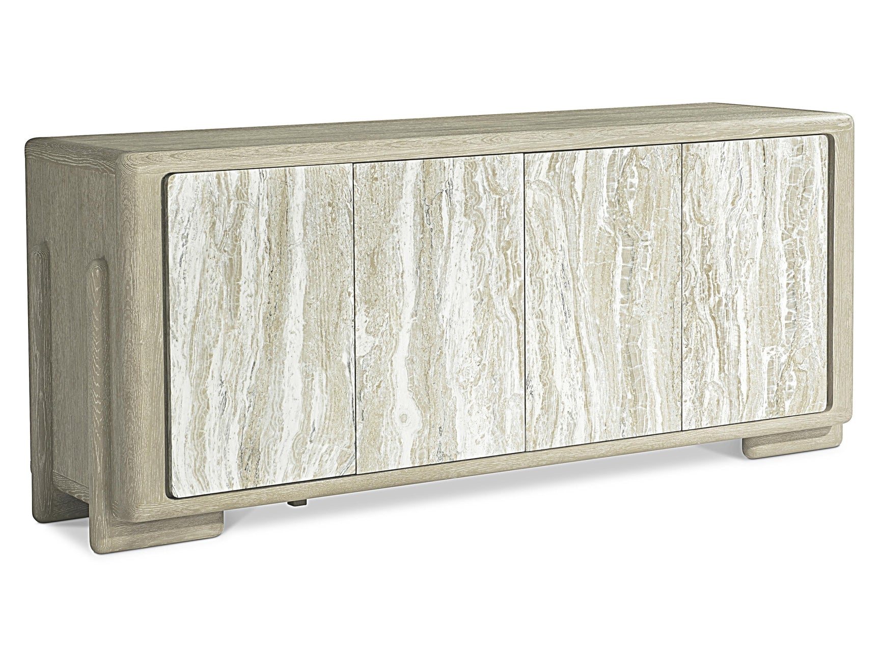 Arcadia Kalta Faux Stone/Clay Entertainment Credenza - Ornate Home