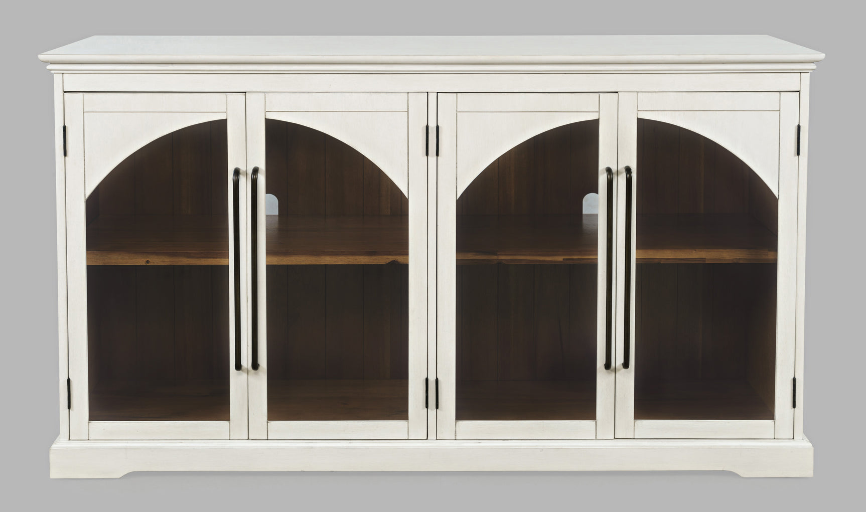 Archdale Antique White 4 Door Accent Cabinet - Ornate Home