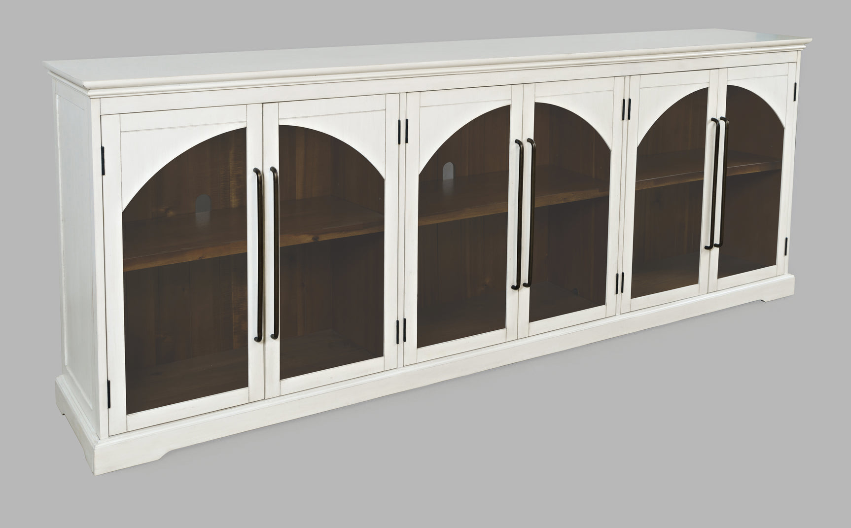 Archdale Antique White 6 Door Accent Cabinet - Ornate Home
