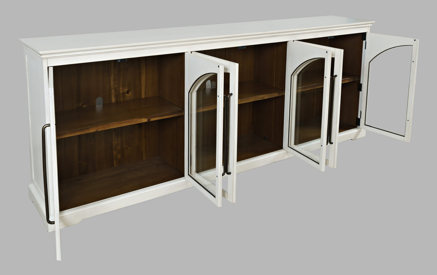 Archdale Antique White 6 Door Accent Cabinet - Ornate Home