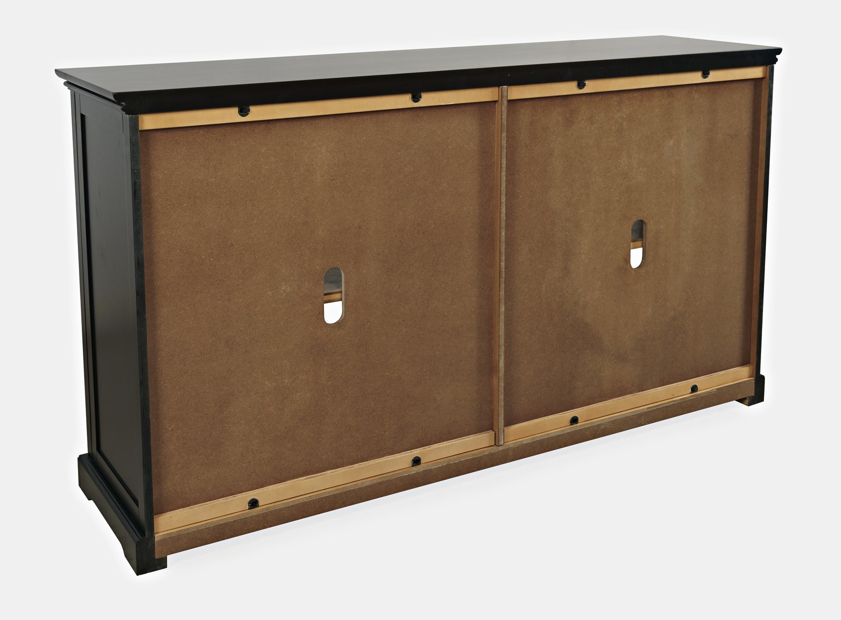Archdale Black 4 Door Accent Cabinet - Ornate Home