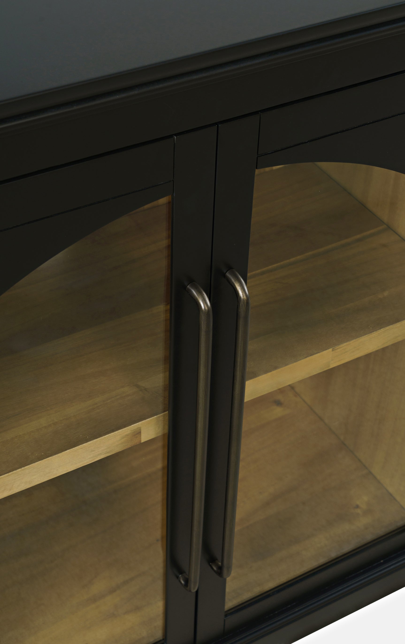 Archdale Black 4 Door Accent Cabinet - Ornate Home