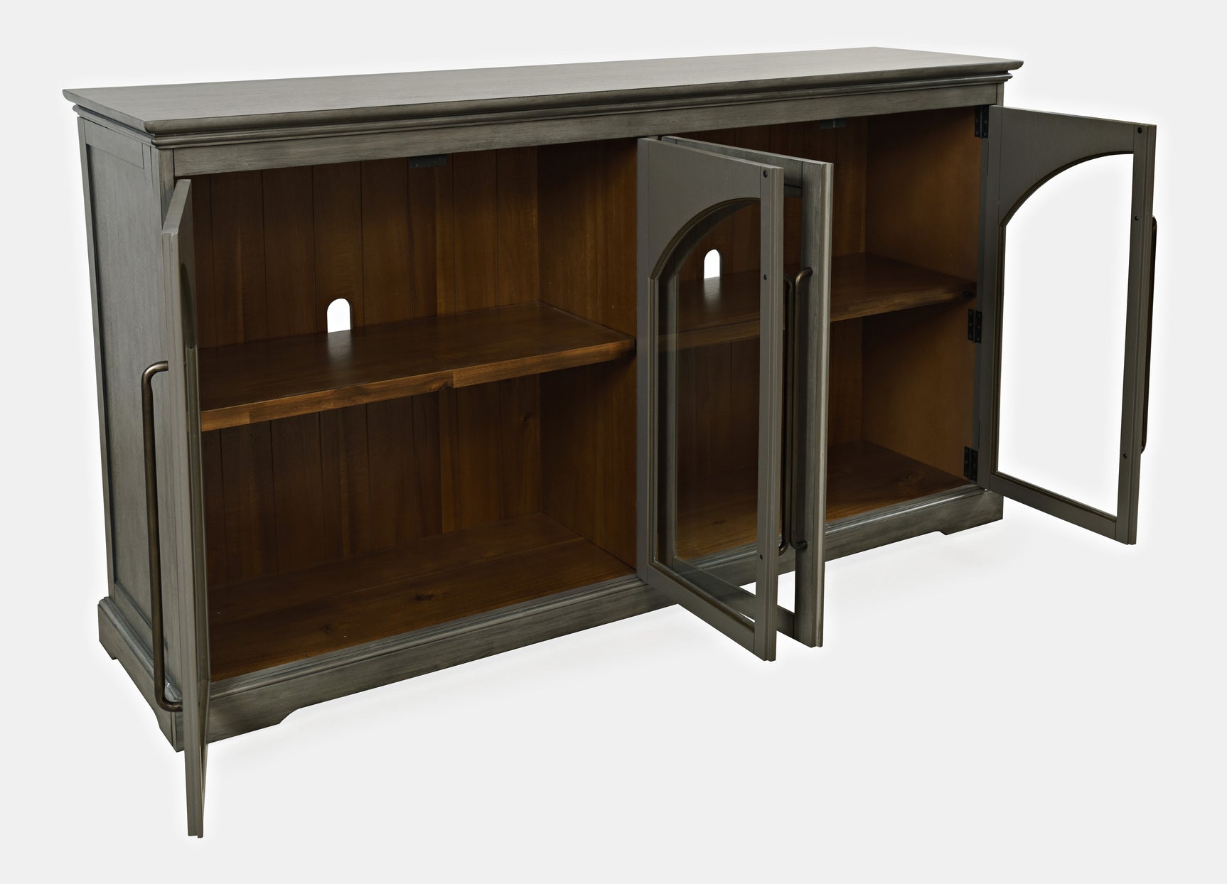 Archdale Grey Four Door Accent Cabinet - Ornate Home