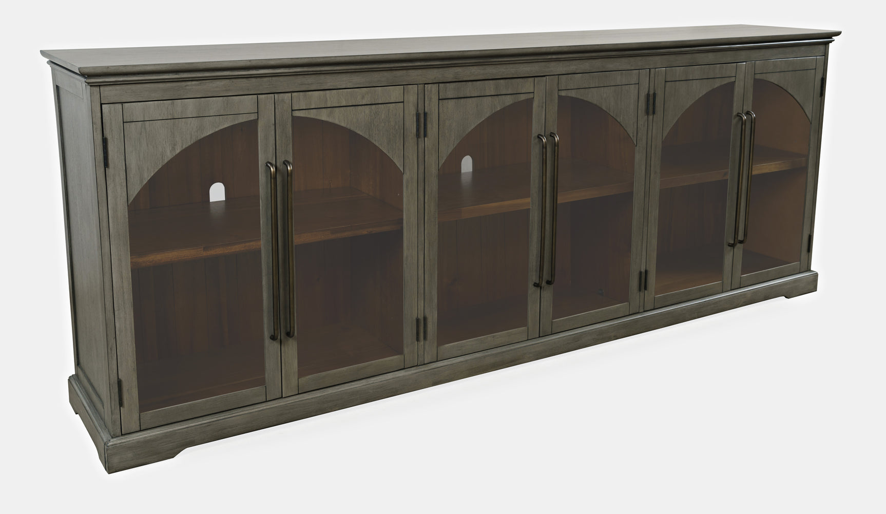 Archdale Grey Six Door Accent Cabinet - Ornate Home