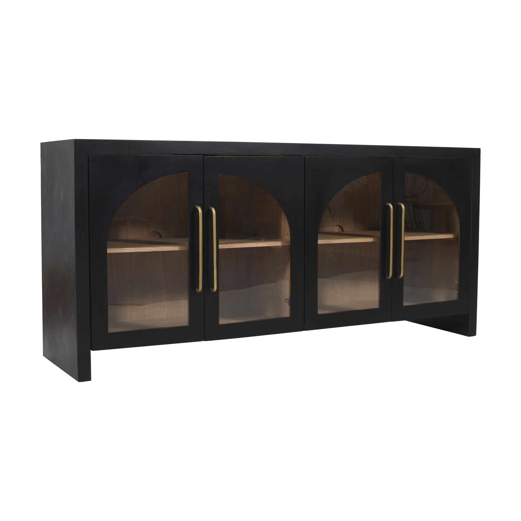Archimedes Ebony Oak 70 Console - Ornate Home
