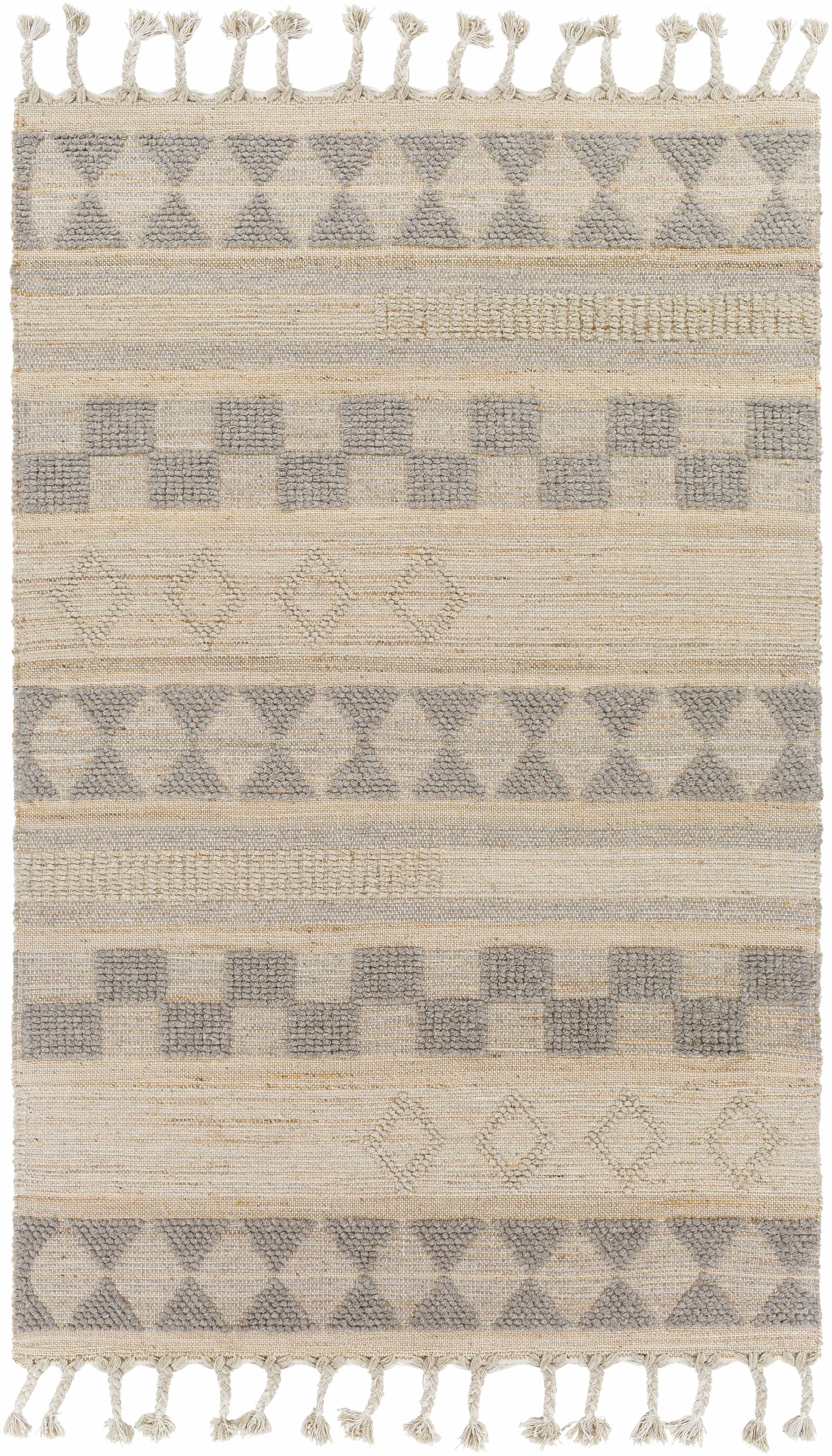 Ardee Totem Jute&Wool Blend Rug - Clearance - Ornate Home