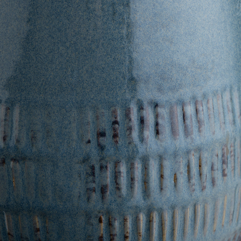 Arden Blue 2 Piece Ceramic Vases - Ornate Home