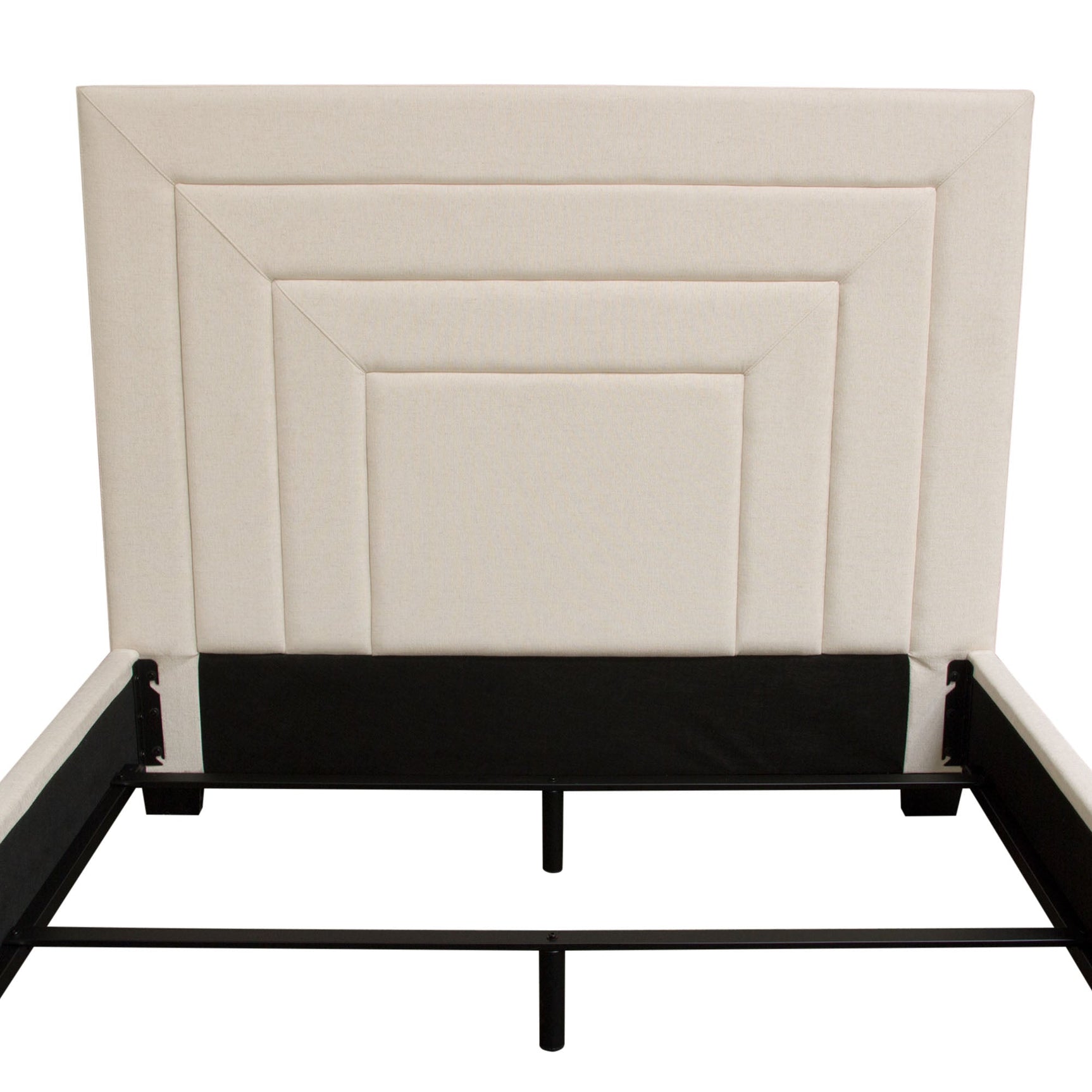 Arden Cream Eastern King Bed - Ornate Home