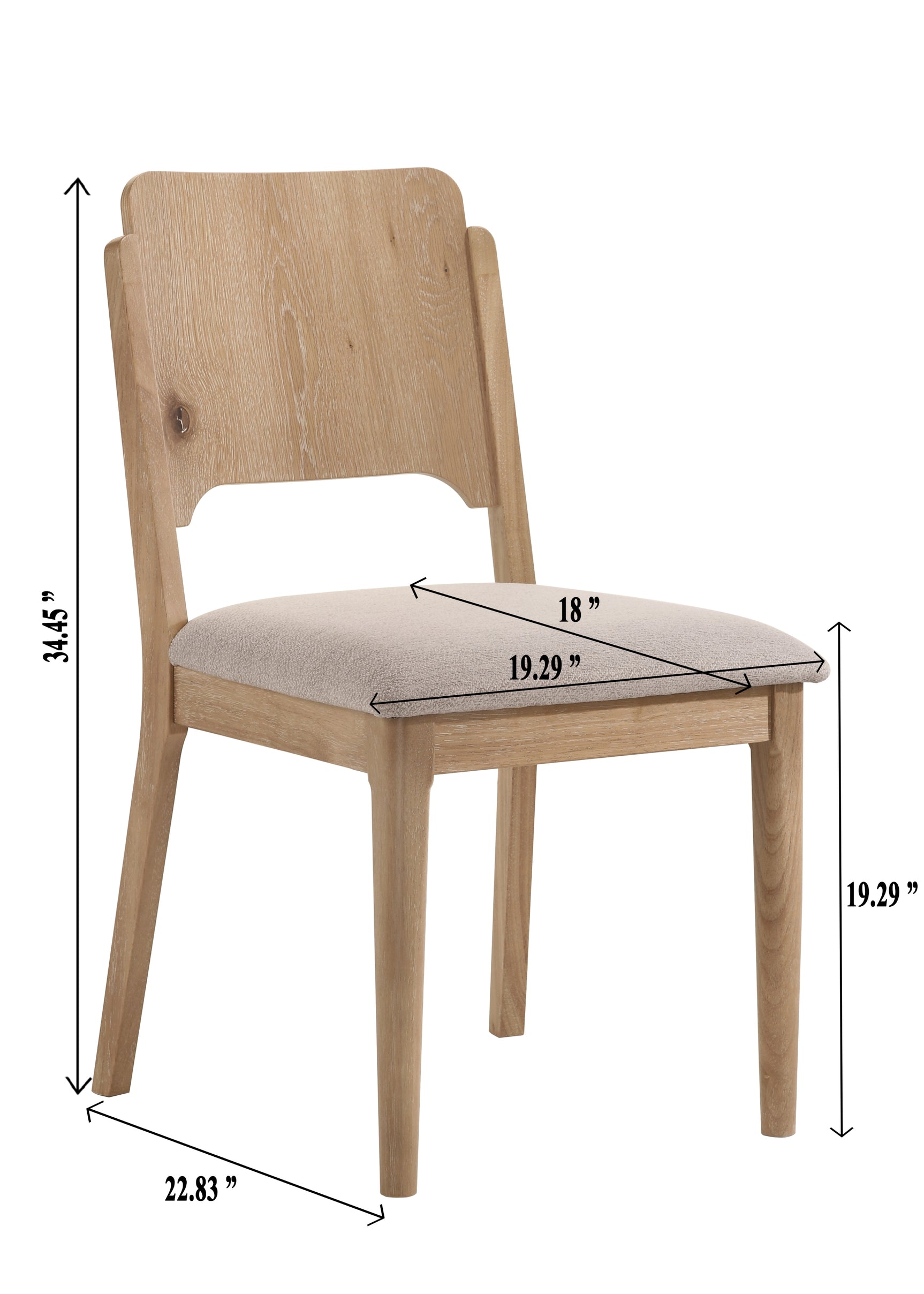 Arden Warm Wood/Gray Dining Set - Ornate Home