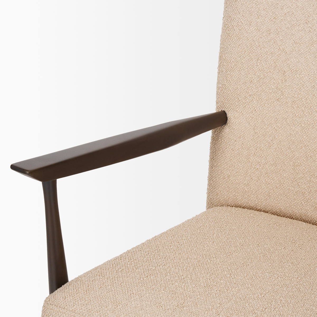 Argent Beige Boucle Accent Chair - Ornate Home