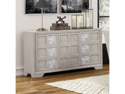 Argenthart Light Gray Server - Ornate Home