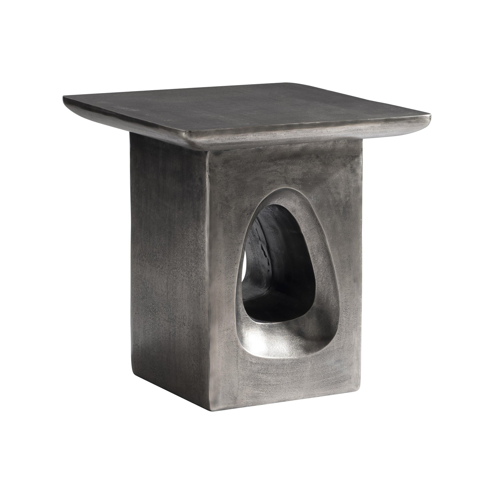 Argo Graphite Side Table - Ornate Home