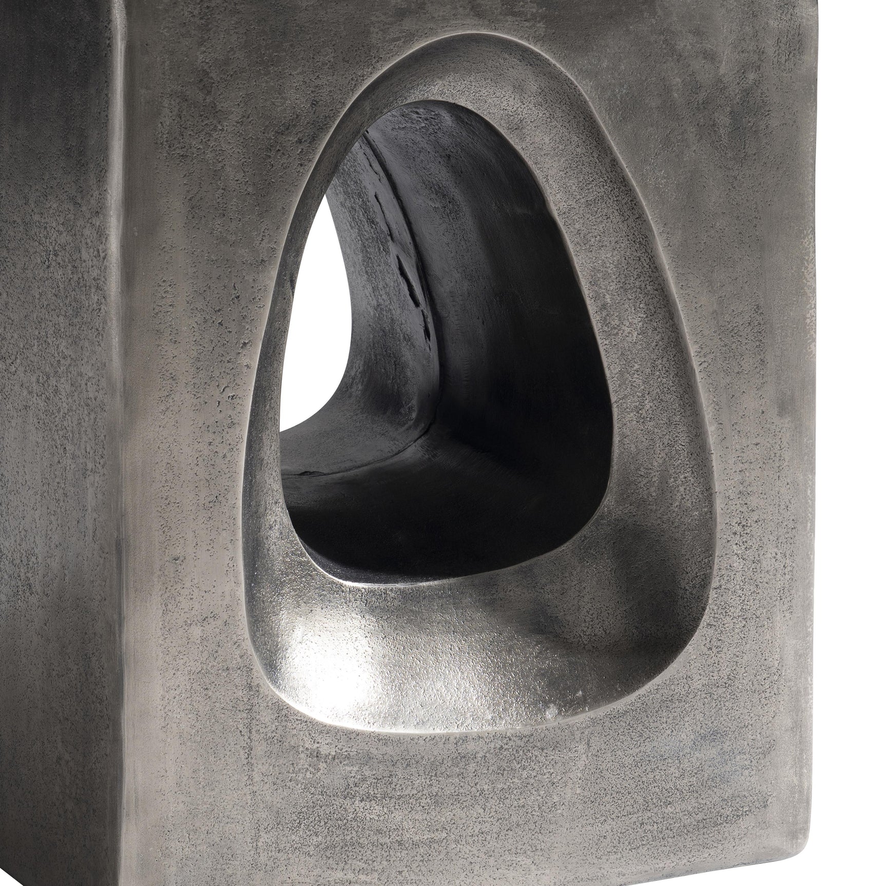 Argo Graphite Side Table - Ornate Home