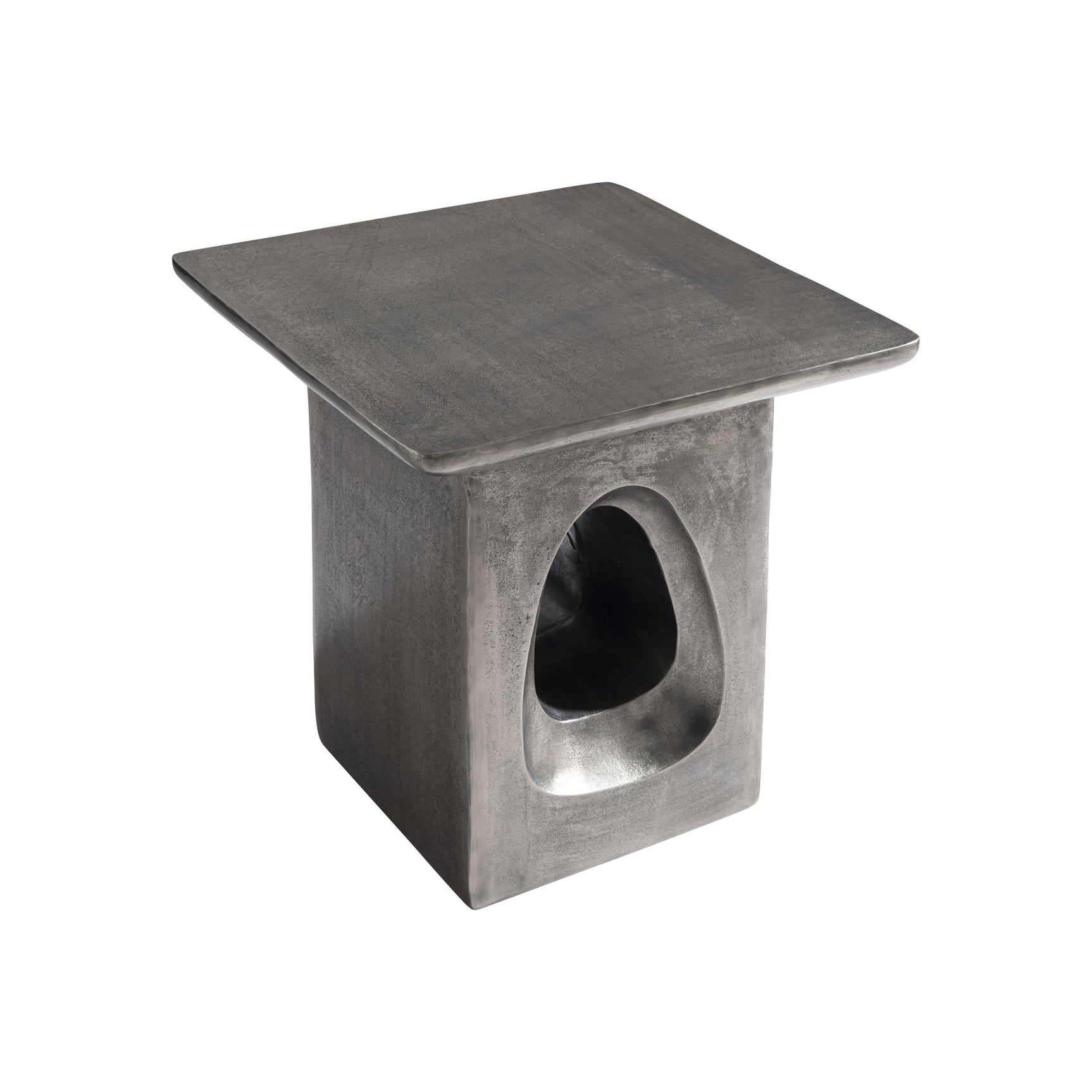 Argo Graphite Side Table - Ornate Home