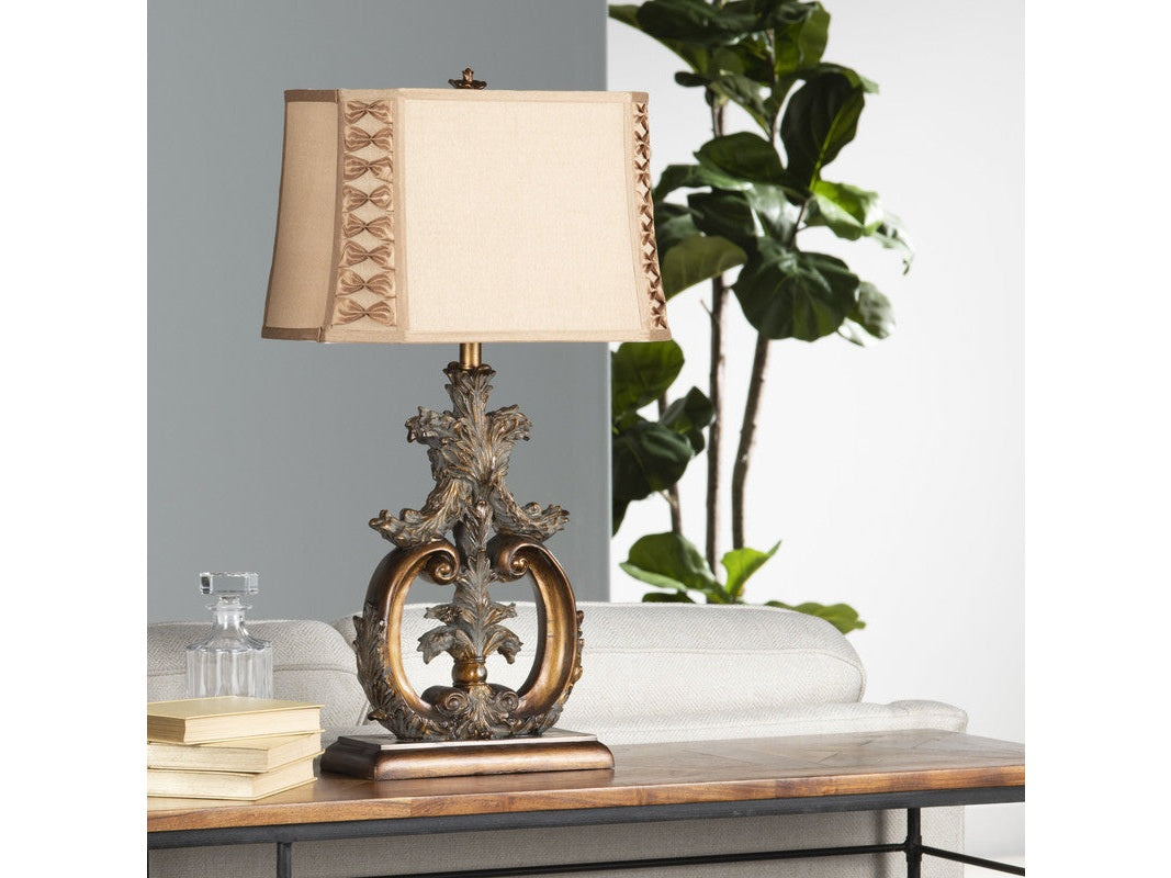 Aria Gold Table Lamp (Set of 2) - Ornate Home