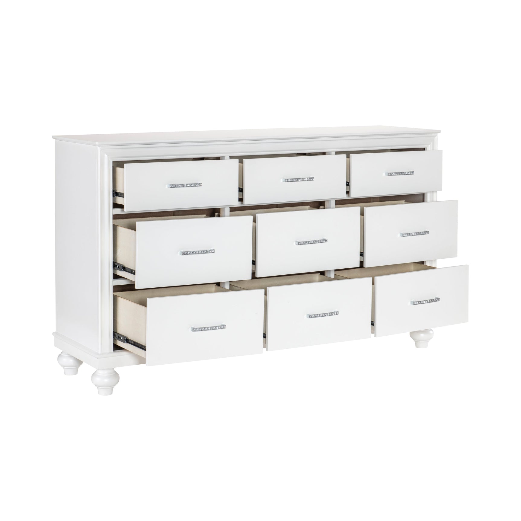 Aria White Dresser - Ornate Home