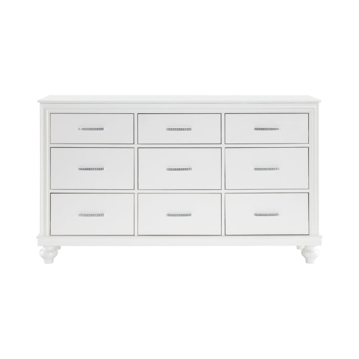 Aria White Dresser - Ornate Home