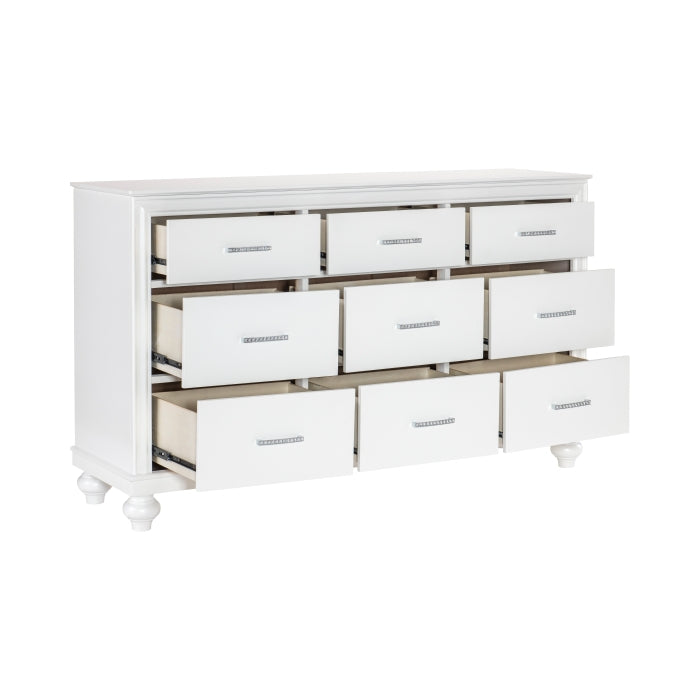 Aria White Dresser - Ornate Home