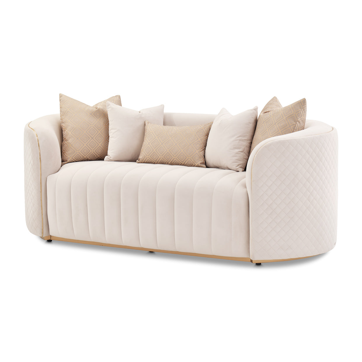 Ariana Beige Loveseat - Ornate Home