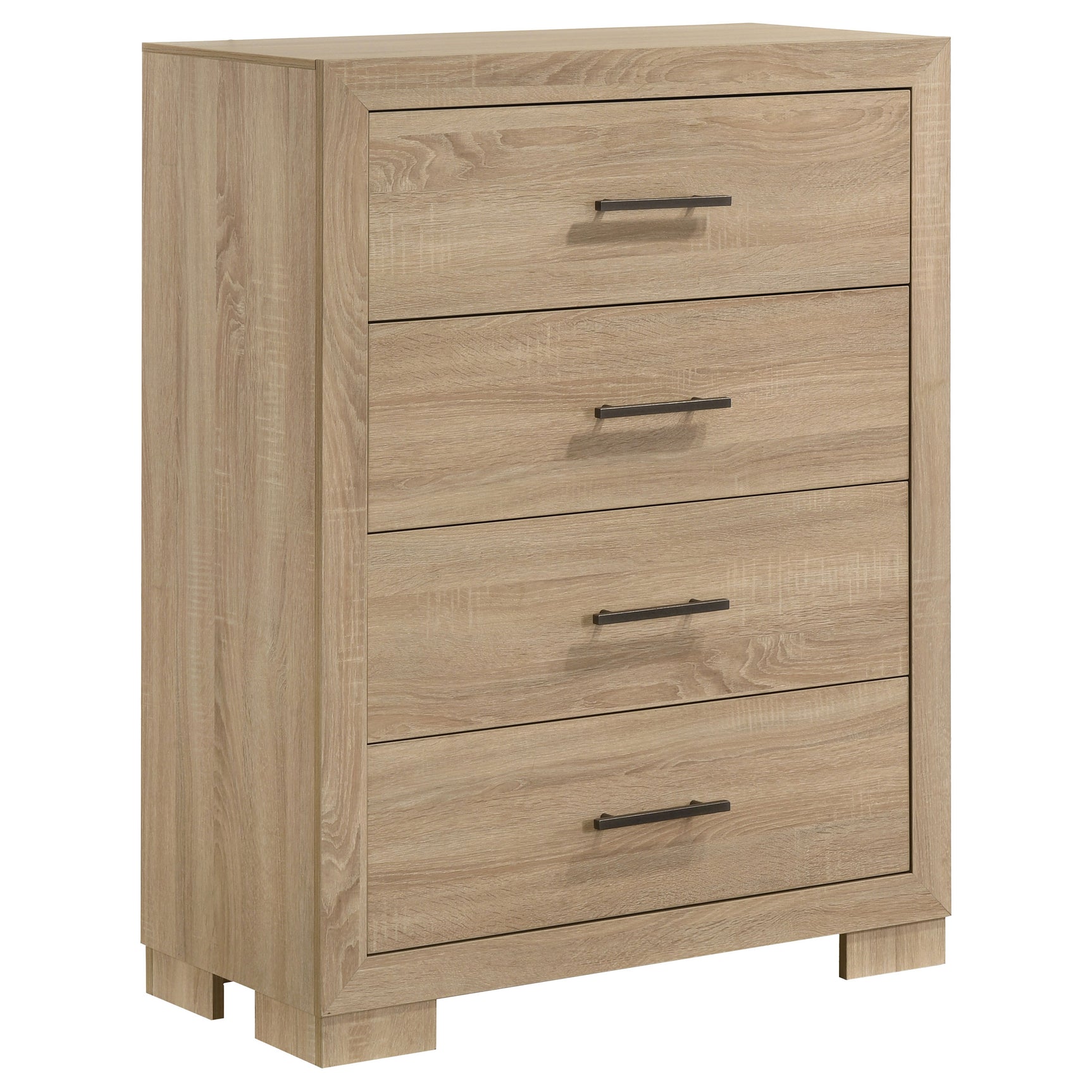 Arielle Light Oak 4-drawer Bedroom Chest of Drawers - Ornate Home