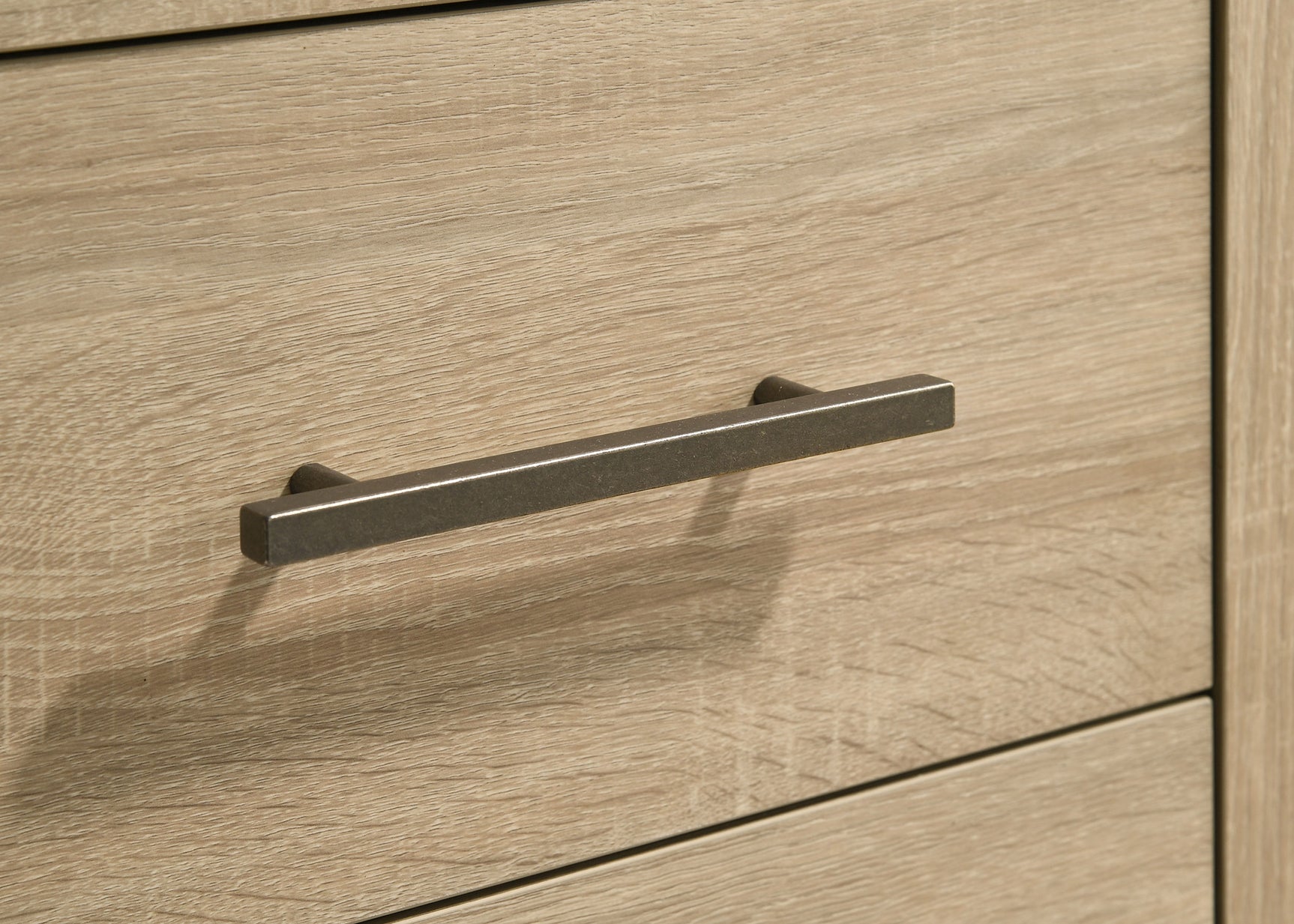 Arielle Light Oak 6-drawer Bedroom Dresser with Mirror - Ornate Home