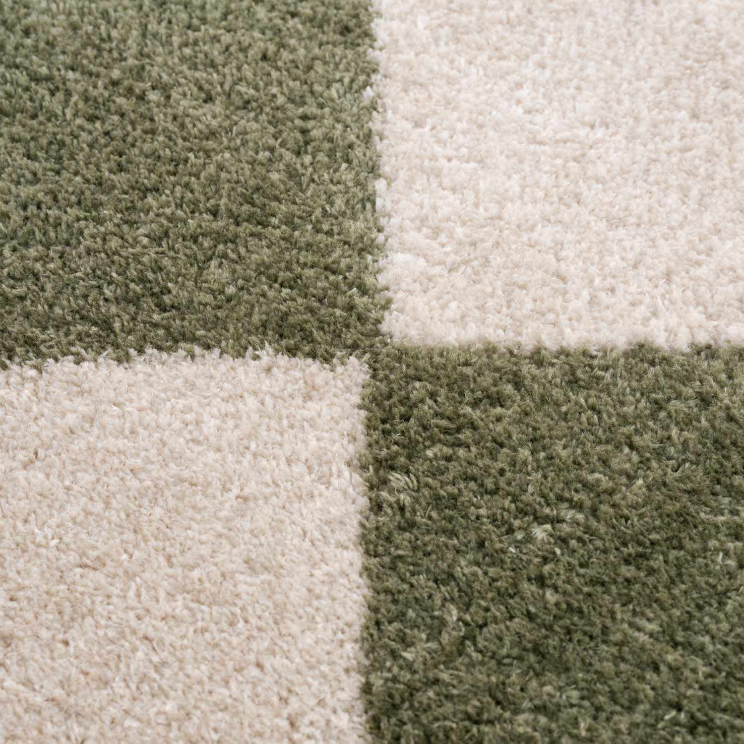 Arilla Green Washable Diamond Area Rug - Ornate Home
