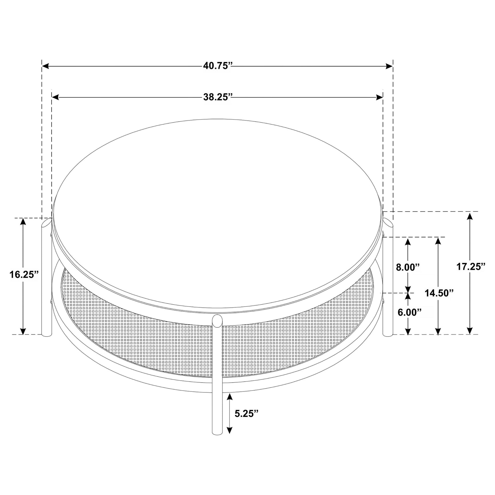 Arini Black 3-piece Round Coffee and End Table Set - Ornate Home