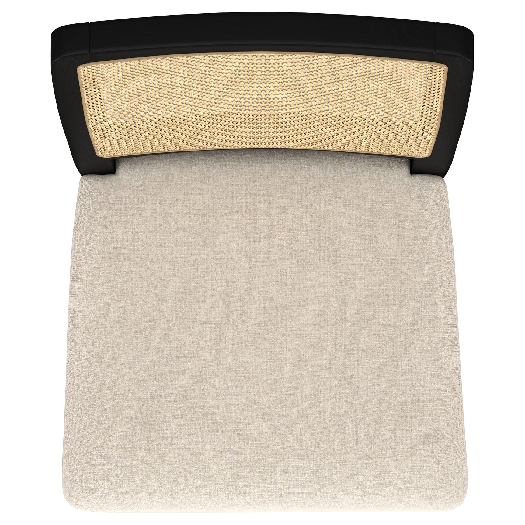 Arini Black Rattan Cane Dining Side Chair (Set of 2) - Ornate Home