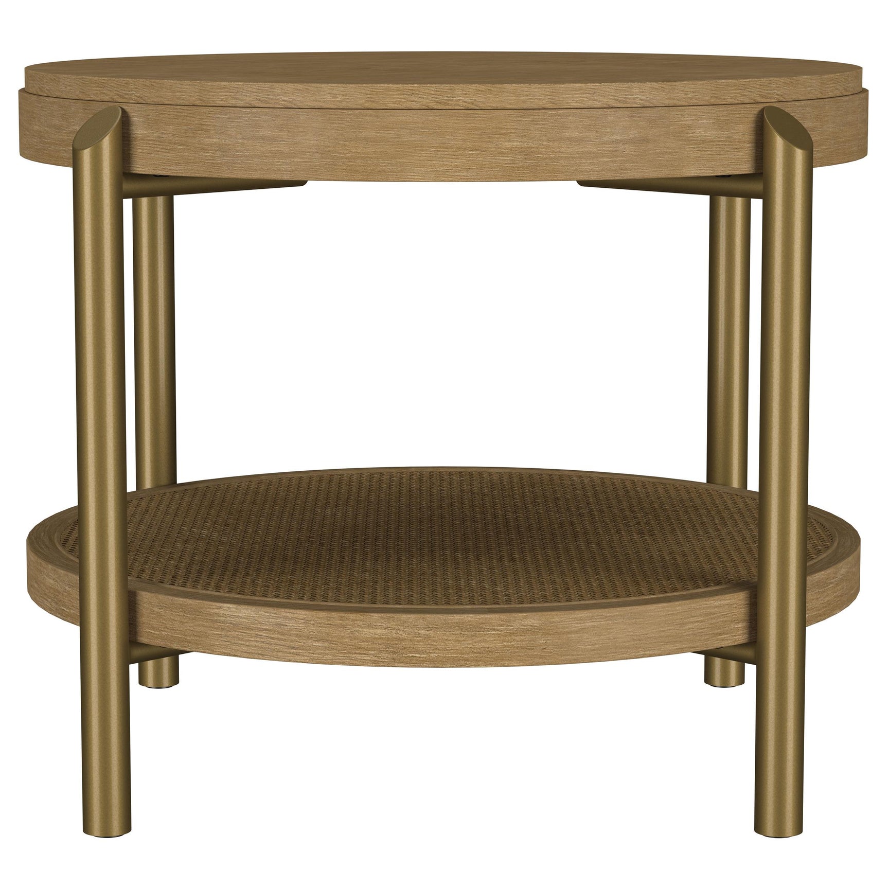Arini Sand Wash 2-piece Round Coffee and End Table Set - Ornate Home