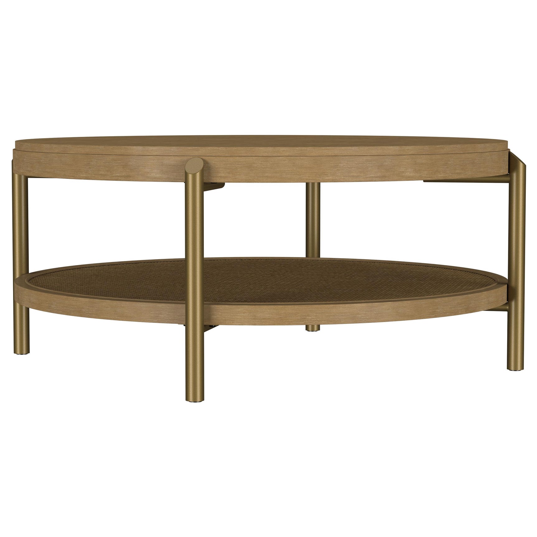 Arini Sand Wash 2-piece Round Coffee and End Table Set - Ornate Home