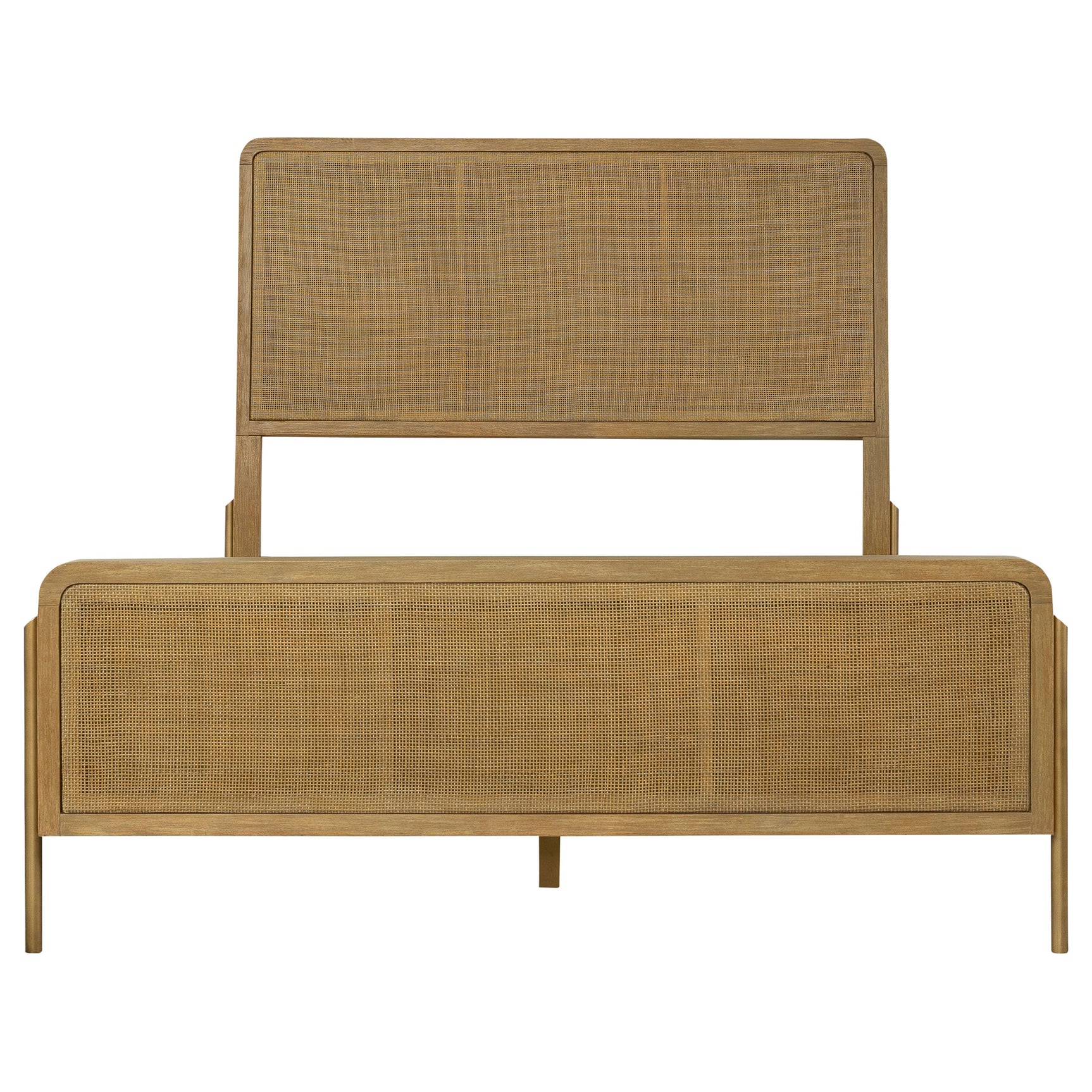 Arini Sand Wash And Natural 3-Piece Queen Bedroom Set Cane - Ornate Home