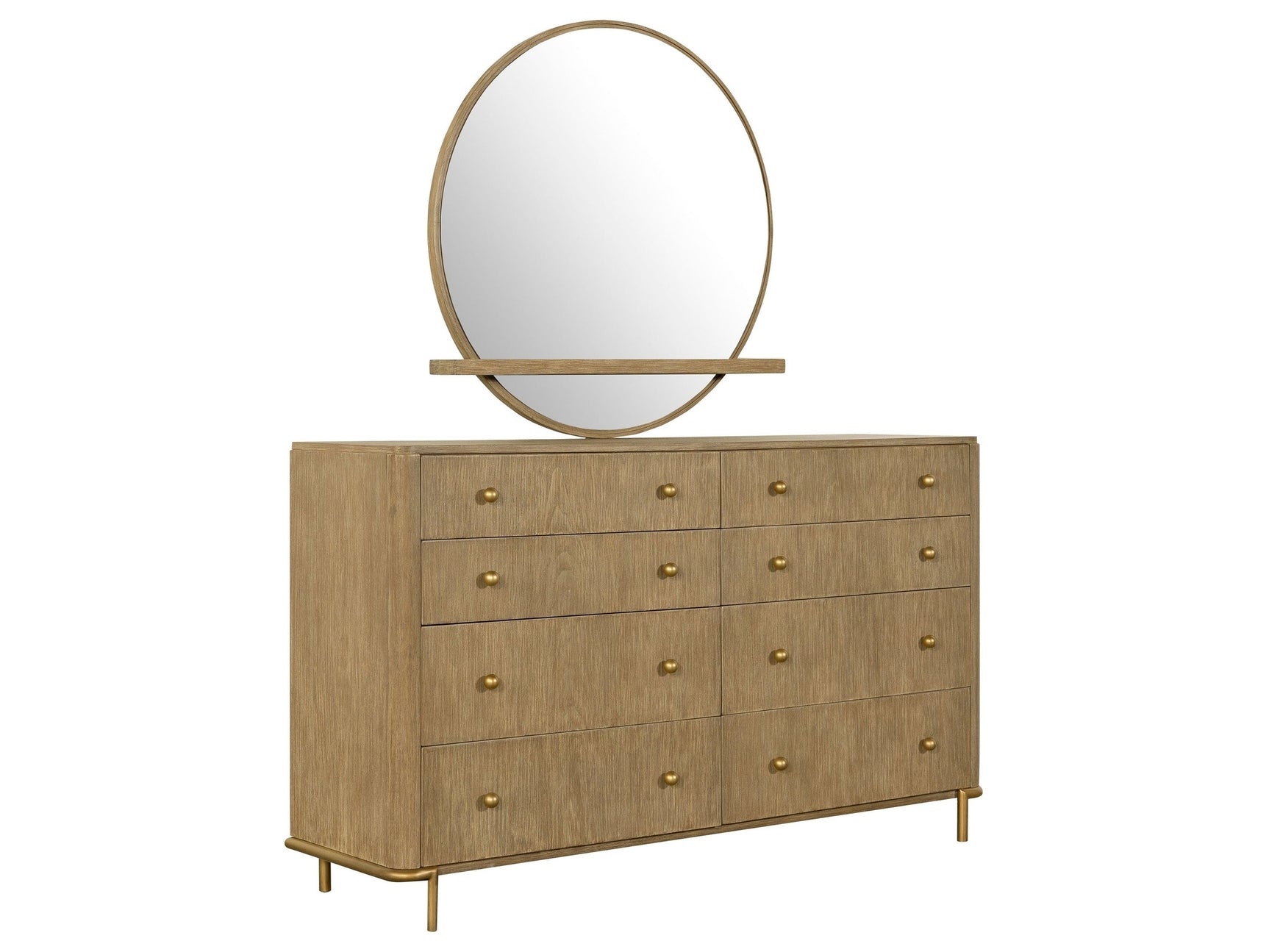 Arini Sand Wash Dresser and Mirror - Ornate Home