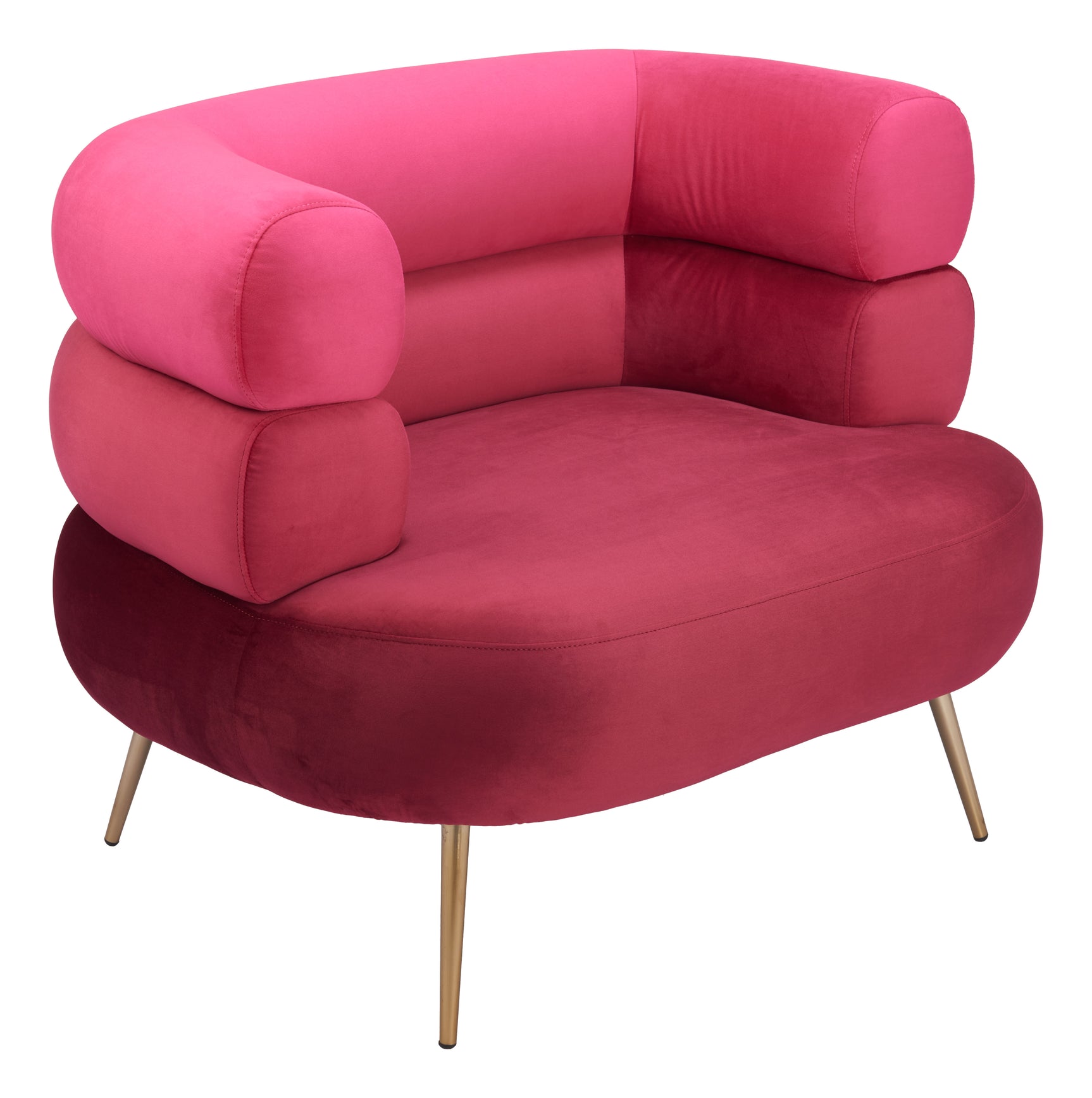 Arish Red Accent Chair - Ornate Home