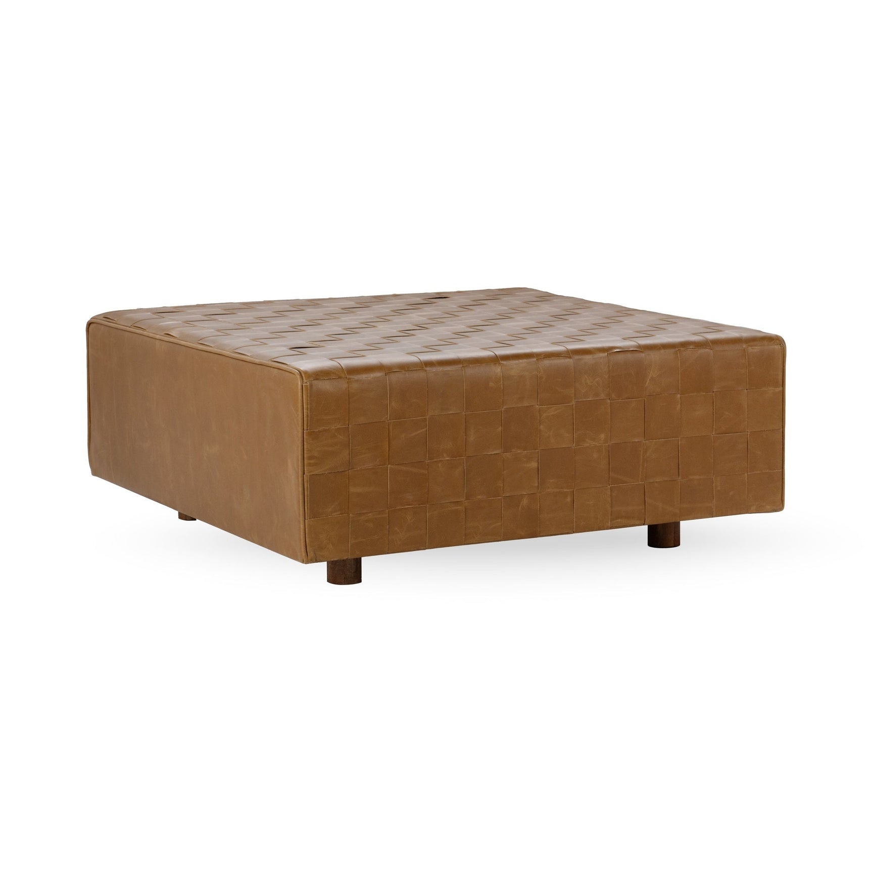 Aristo Autum Maple Square Ottoman - Ornate Home
