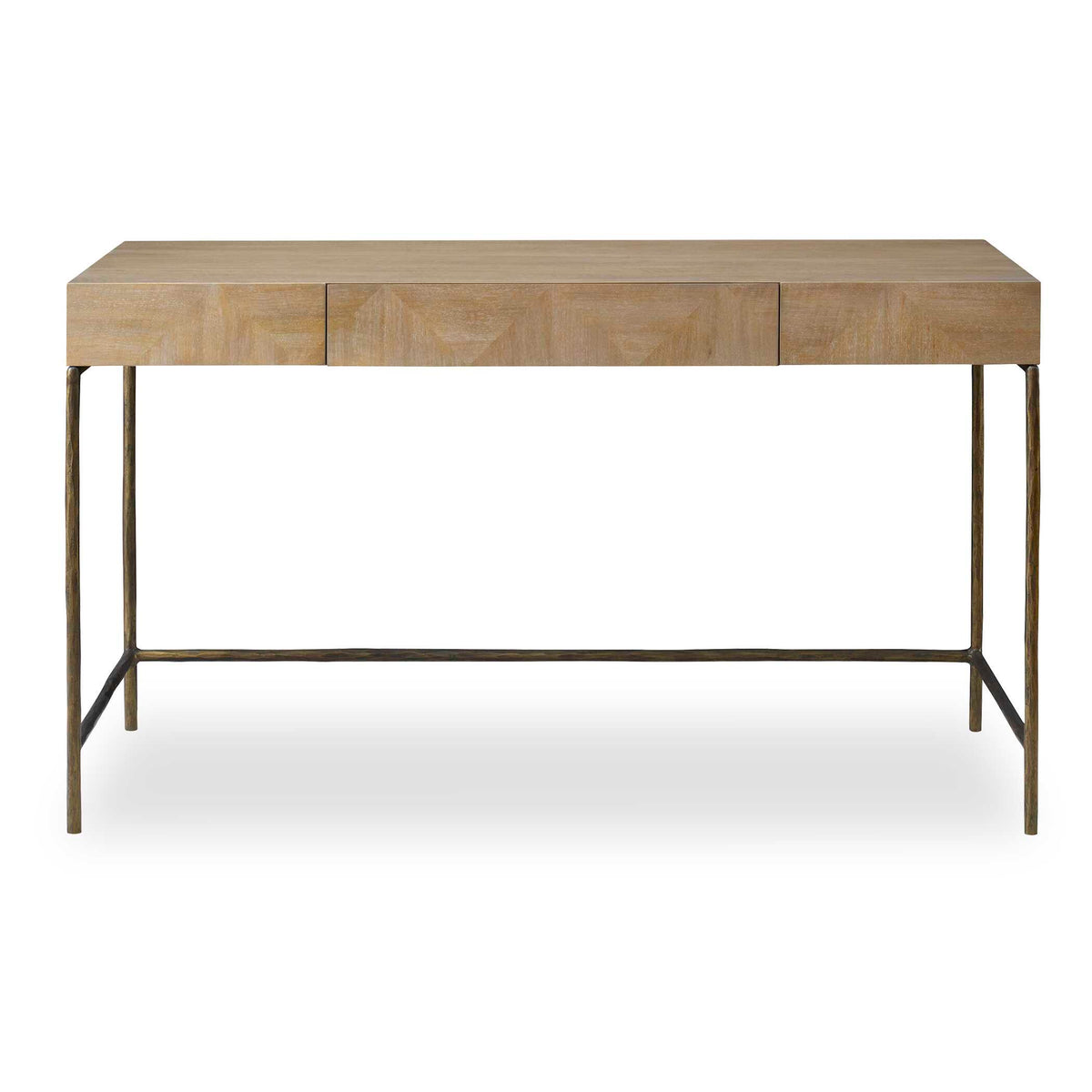 Aristotle Woodtone Natural Wood Modern Desk - Ornate Home