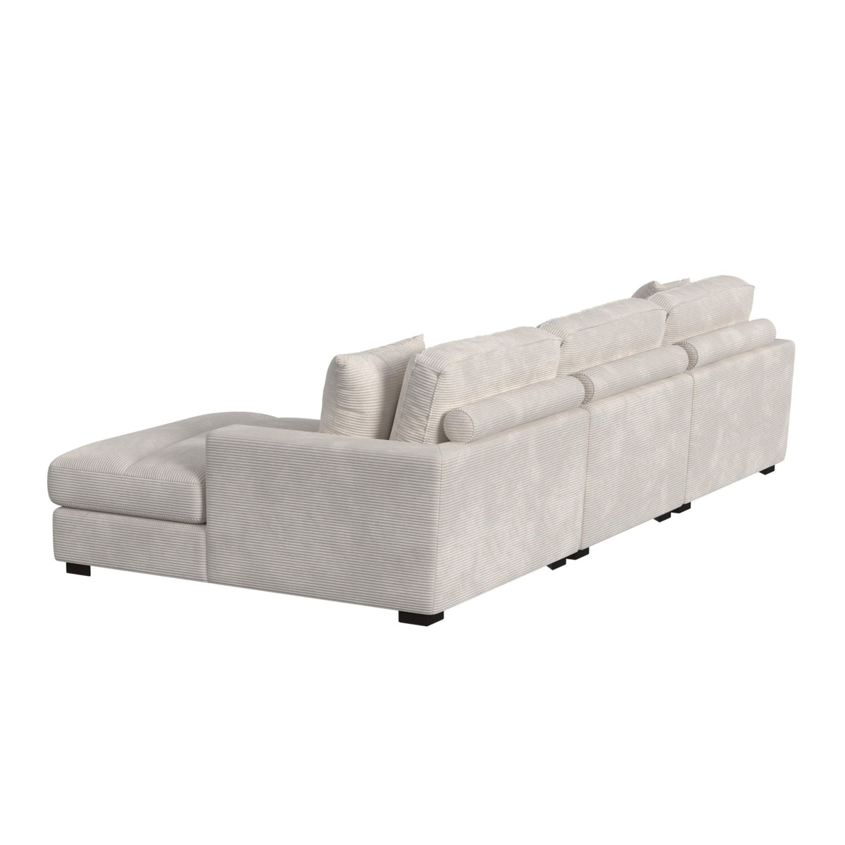 Arizona Steno Beige 3-Piece Modular Sectional with RHF Chaise