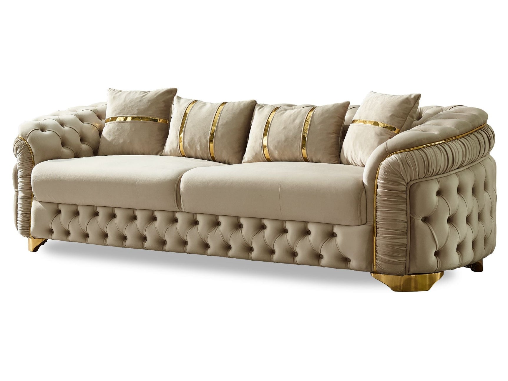 Arizona Beige Stationary Sofa