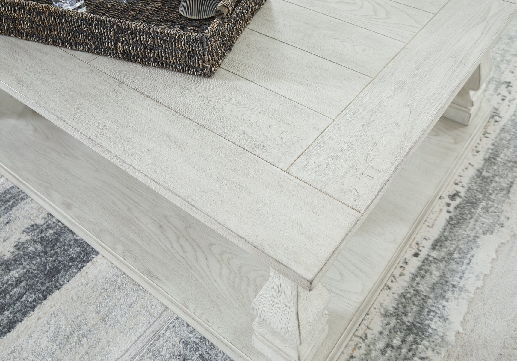 Arlendyne Antique White Coffee Table - Ornate Home