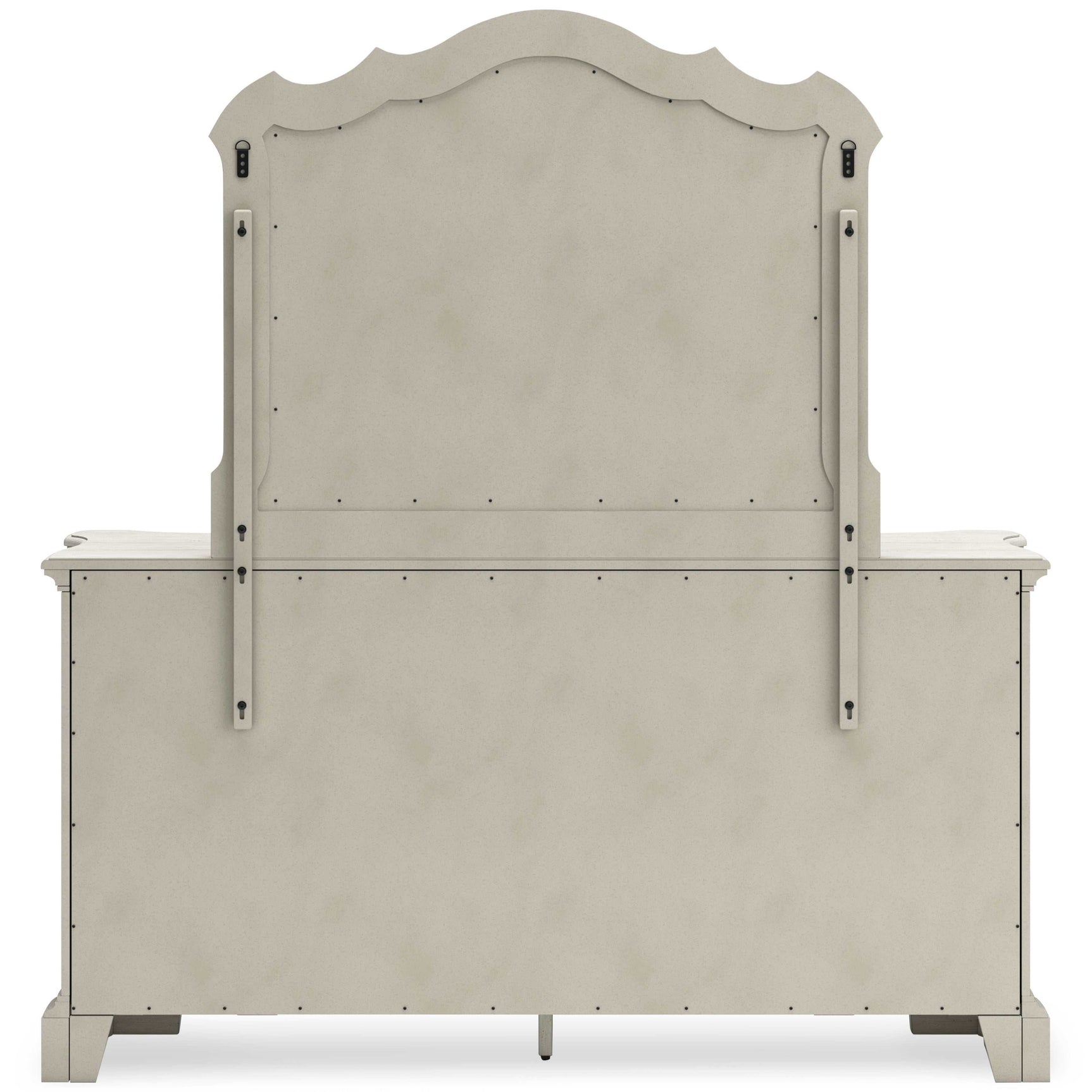 Arlendyne Antique White Dresser & Mirror - Ornate Home