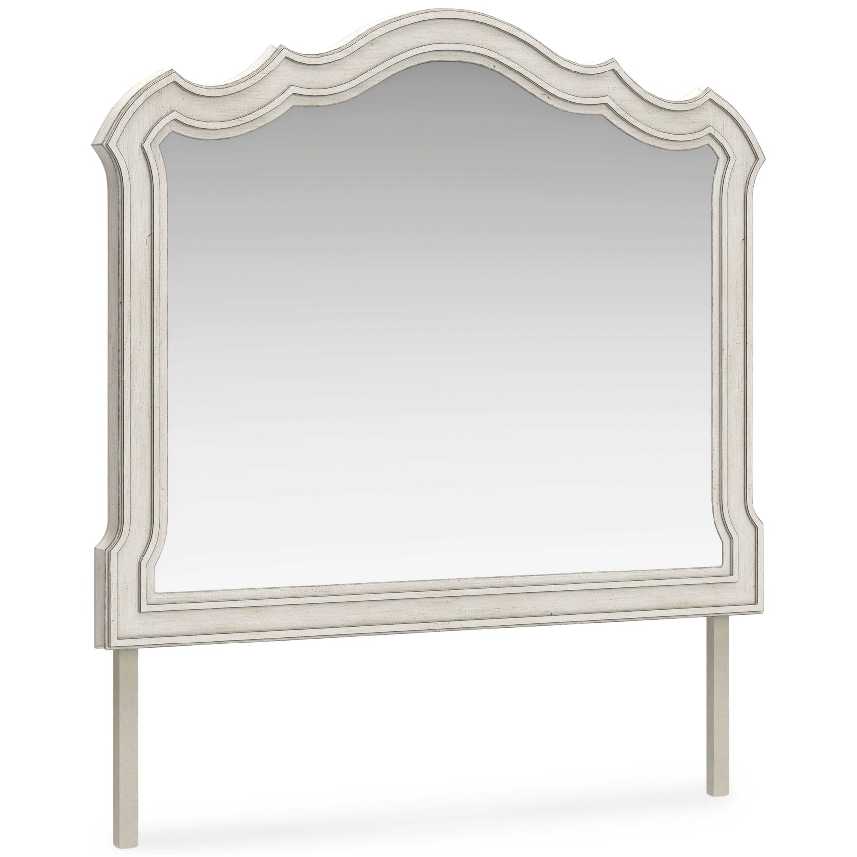 Arlendyne Antique White Dresser & Mirror - Ornate Home