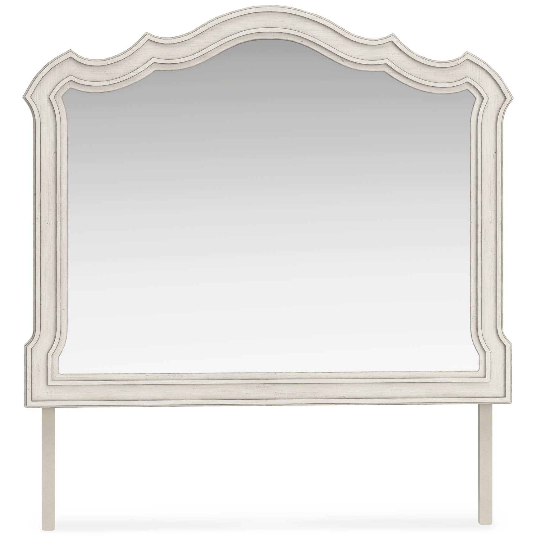 Arlendyne Antique White Dresser & Mirror - Ornate Home