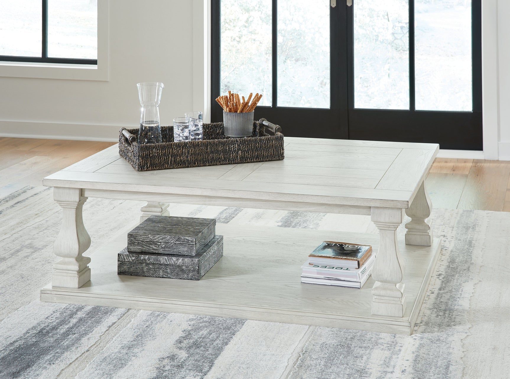Arlendyne White Coffee Table and 2 End Tables - Ornate Home