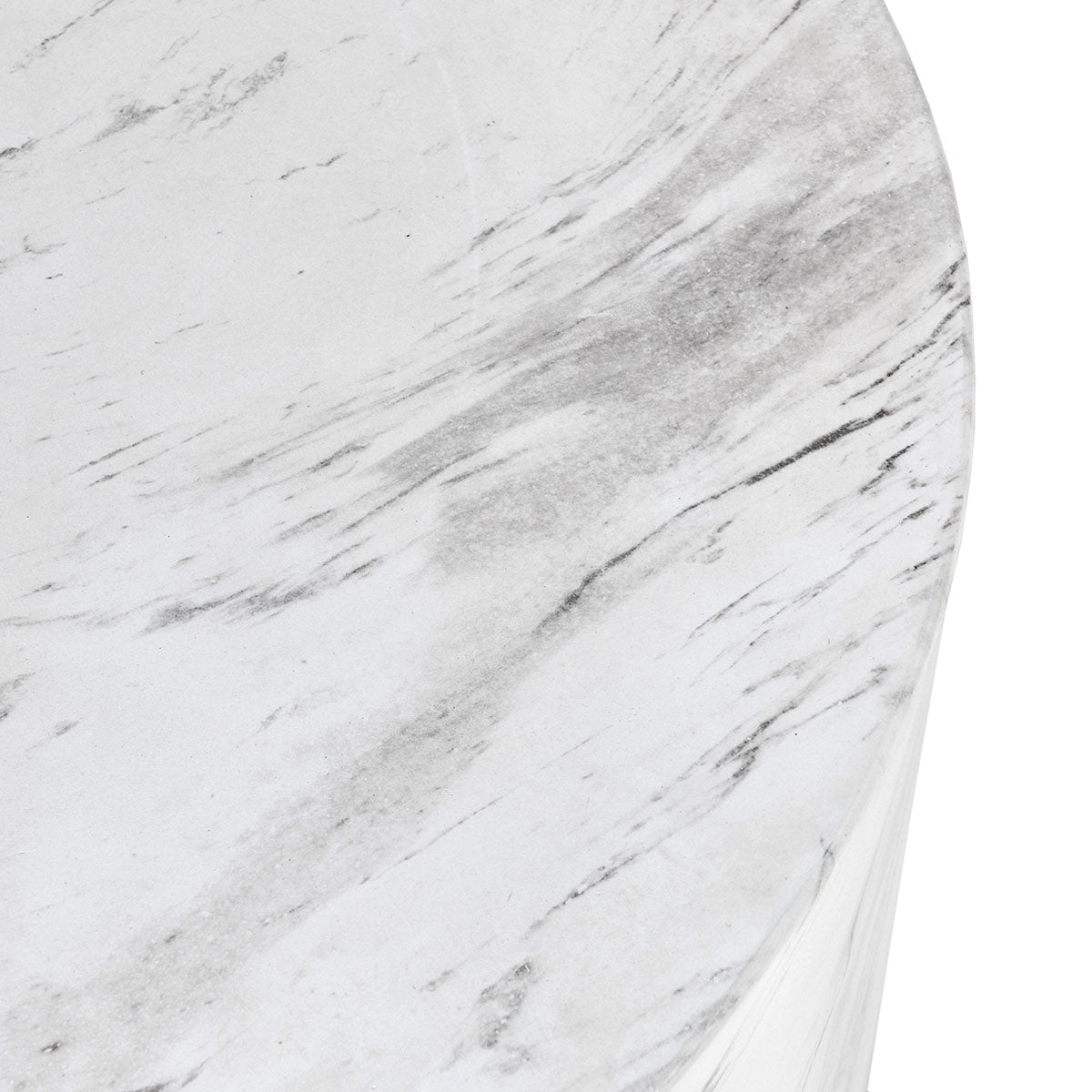 Arlette White Outdoor Round Coffee Table - Ornate Home