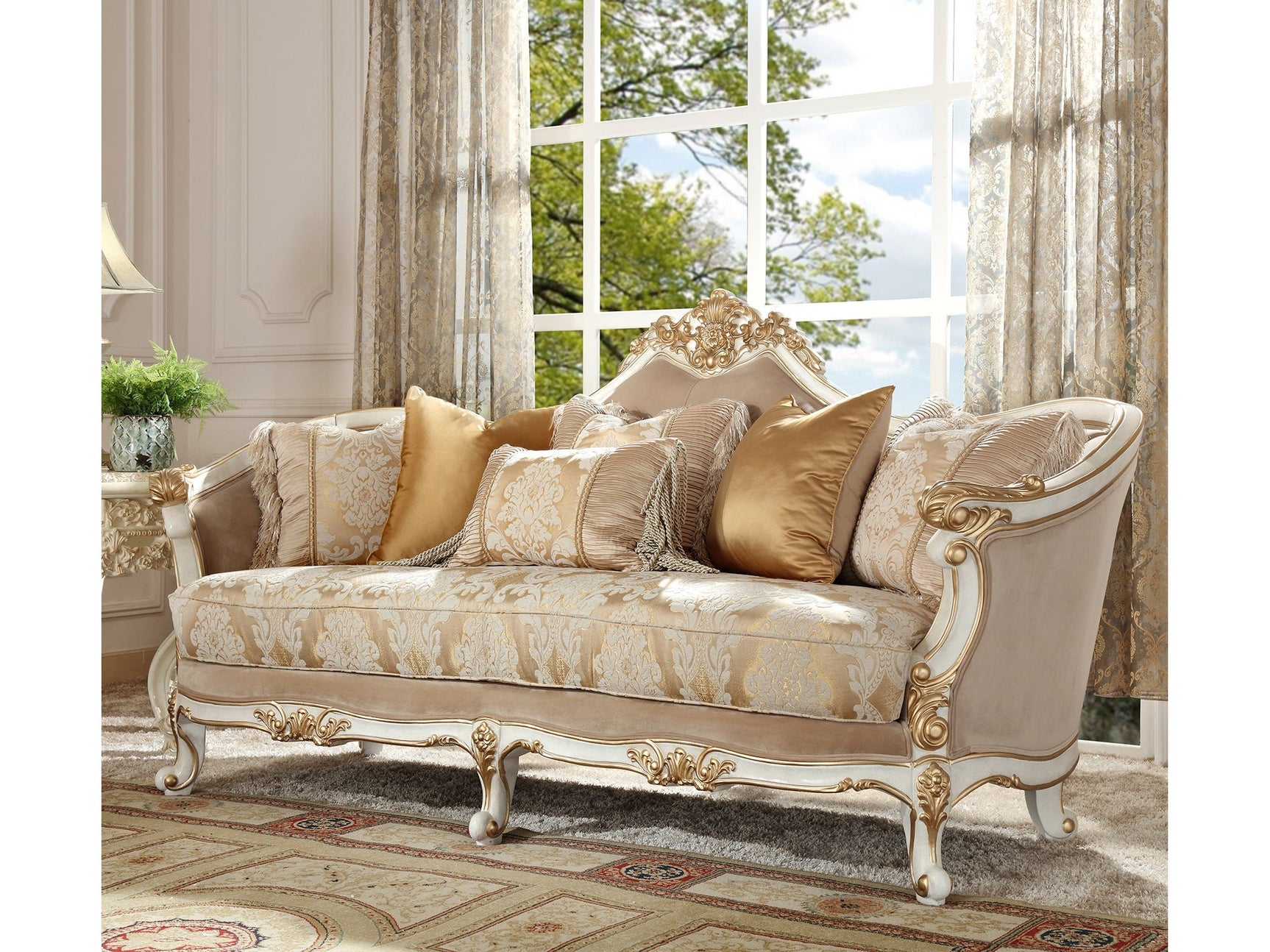 Arlington Ivory Sofa / HD-2669 - Ornate Home