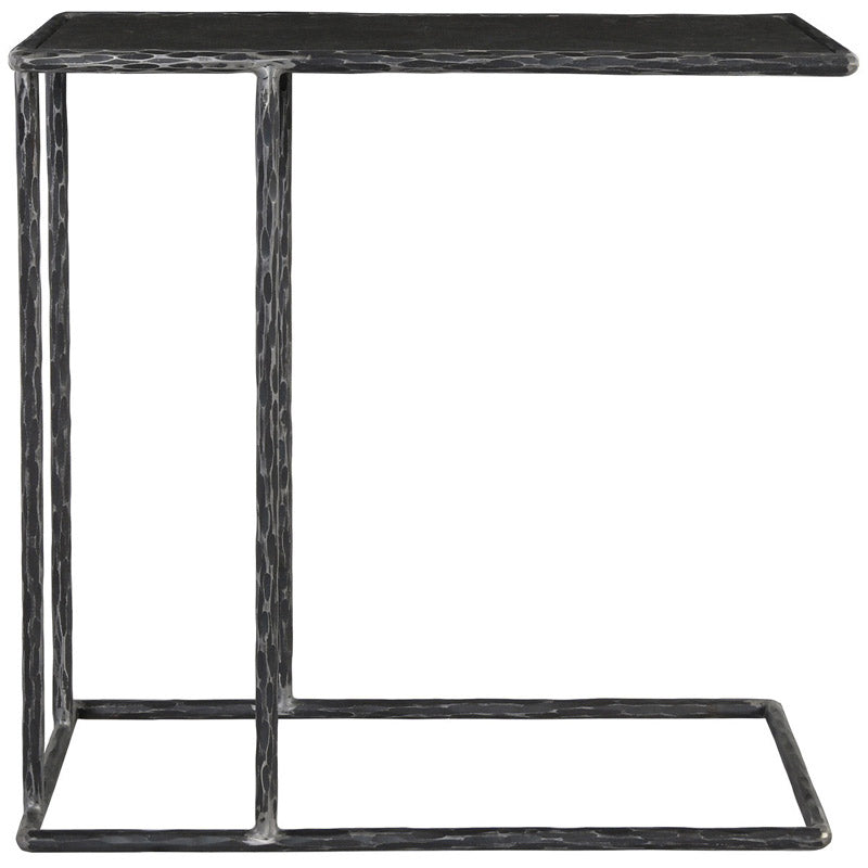 Arlo Stone/Iron Accent Table - Ornate Home