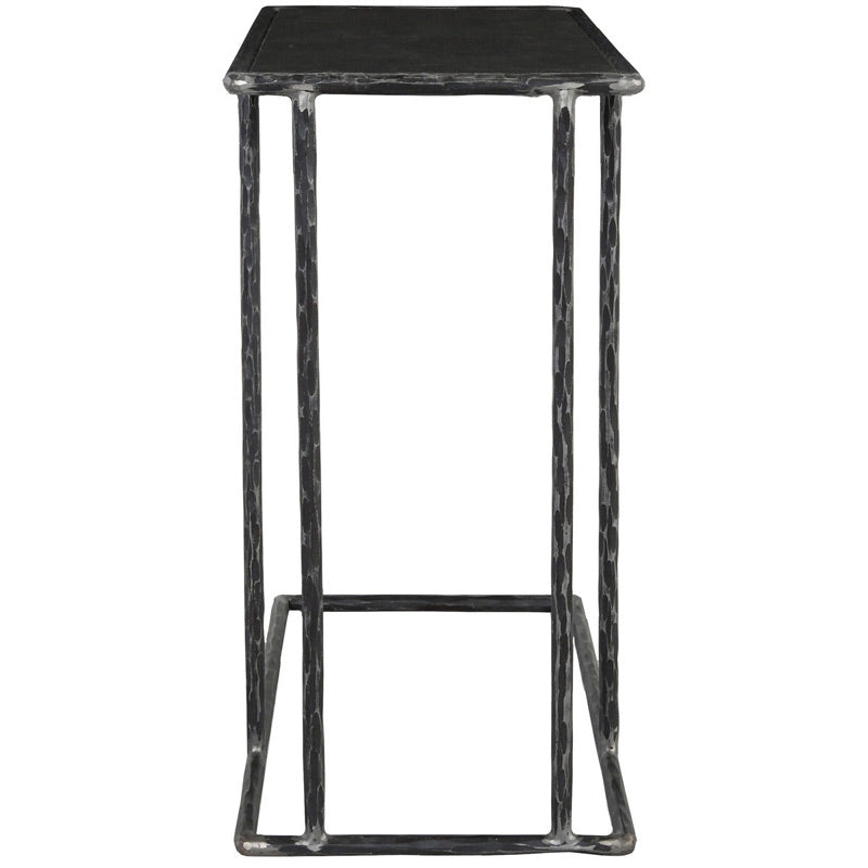 Arlo Stone/Iron Accent Table - Ornate Home