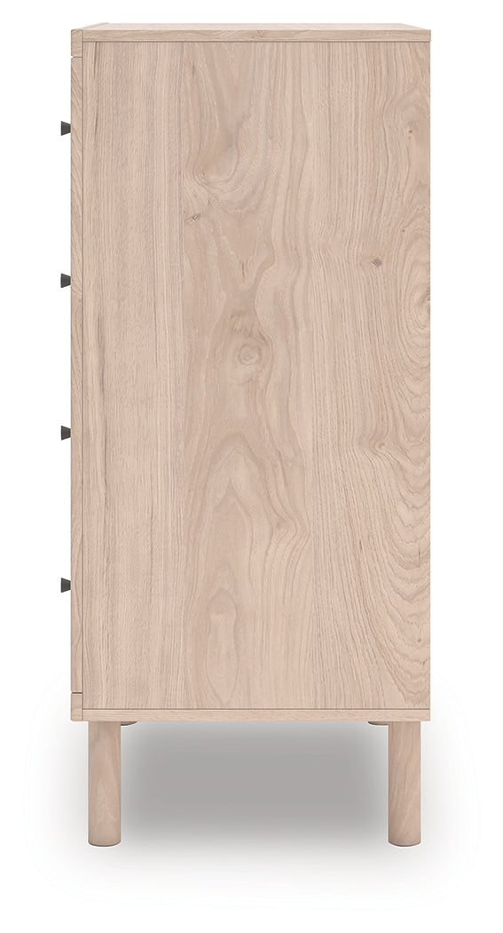 Arloster Tan Four Drawer Chest - Ornate Home