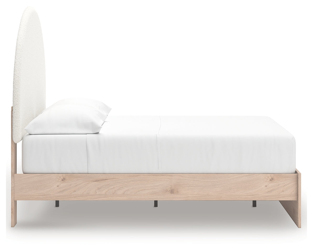 Arloster Tan/White Full Upholstered Panel Bed (Online Special Price) - Ornate Home