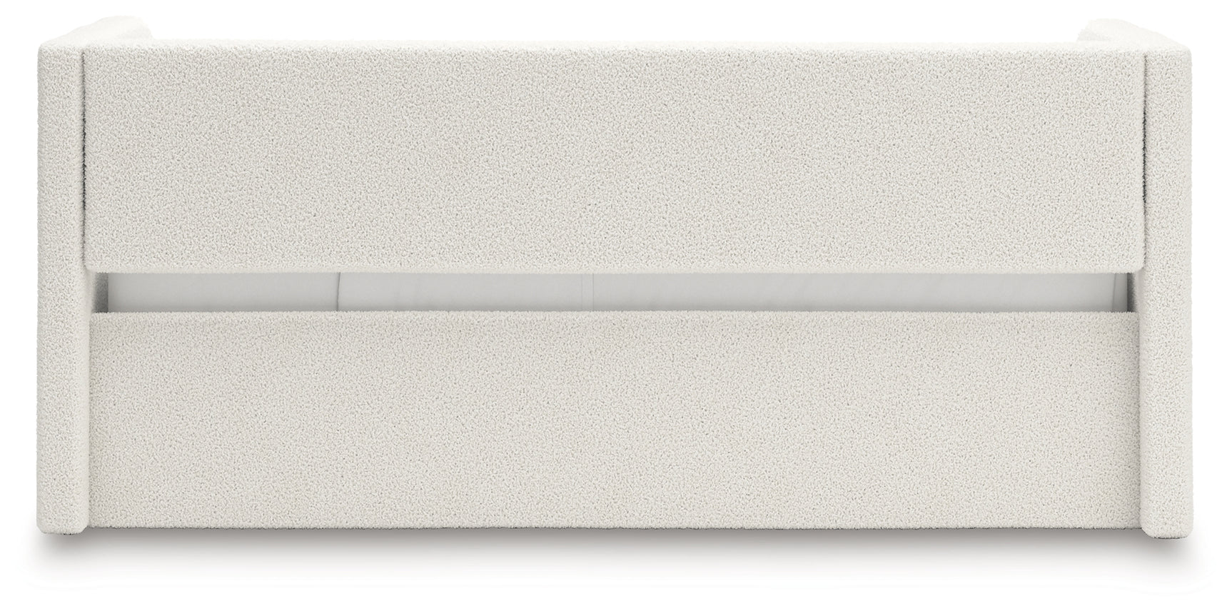 Arloster Tan/White Twin Upholstered Day Bed with Storage - Ornate Home